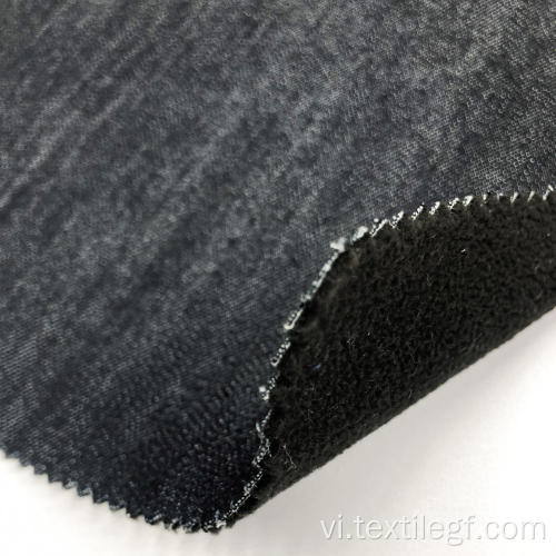 Vải ngoại quan denim màu xanh đậm